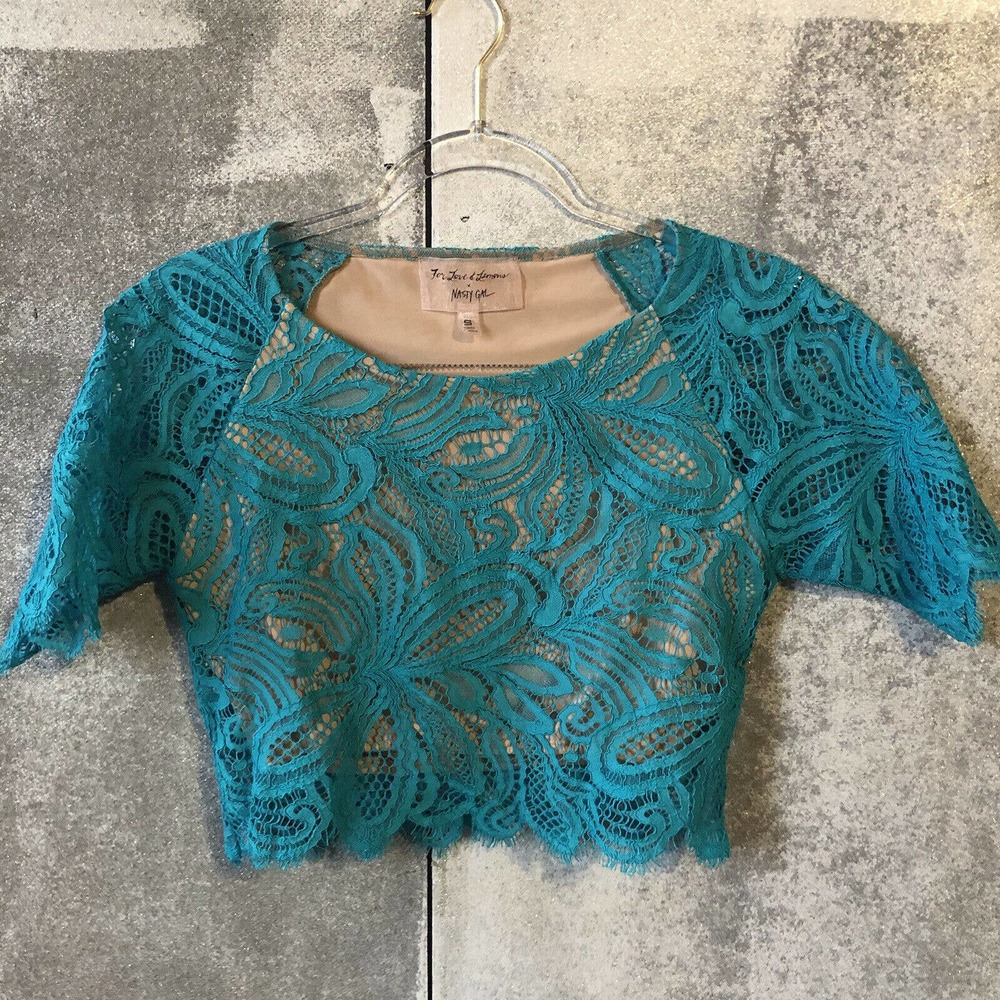 For Love & Lemons Nasty Gal Lace Crop (Top Only) - Picture 2 of 6